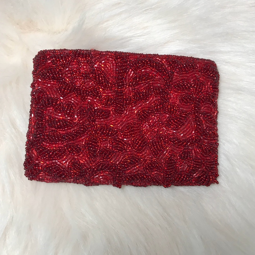 Saks Fifth Avenue | Embroidered Coin Wallet